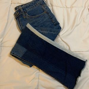 patchwork jeans